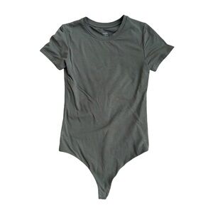 Nuuds Olive Green Bodysuit